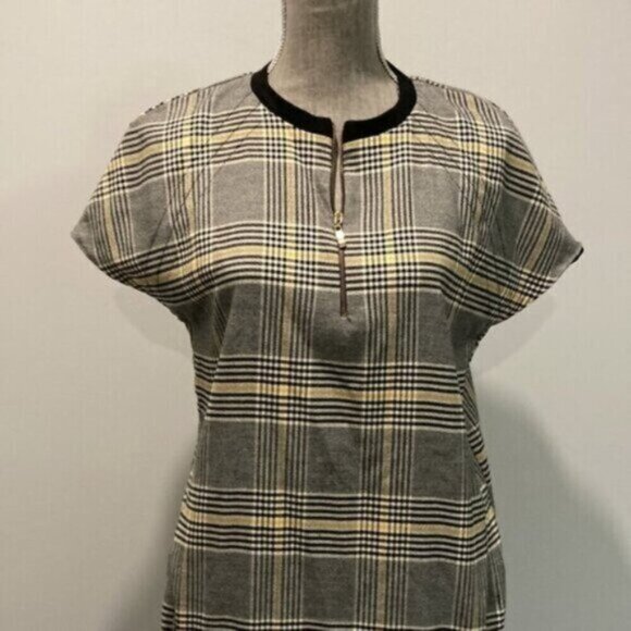 Zara Trafaluc Plaid Short Sleeve Dress​​​​​​ - Picture 3 of 14